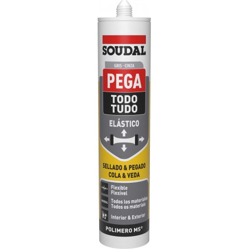 POLÍMERO MS PEGA TODO GRIS 290 ml